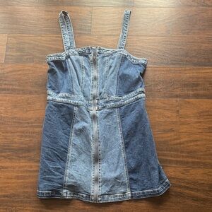 🔘Denim Patchwork Dress
